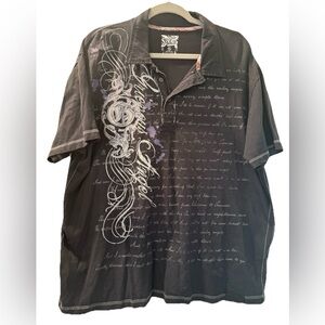 XG Graphic Black  T shirt Y2K‎ Skate Men’s Sz XL